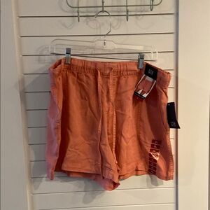 GAP Strawberry Ice Pink Pull-On Tencel Shorts size XL NWT